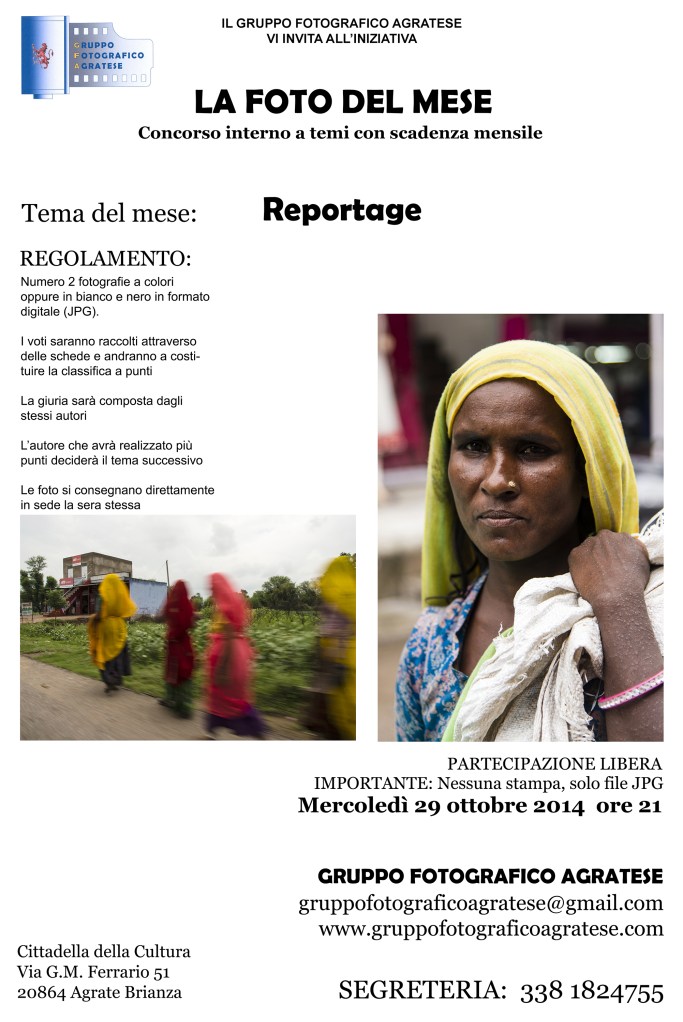 Layout Locandina Tema del mese Reportage 2