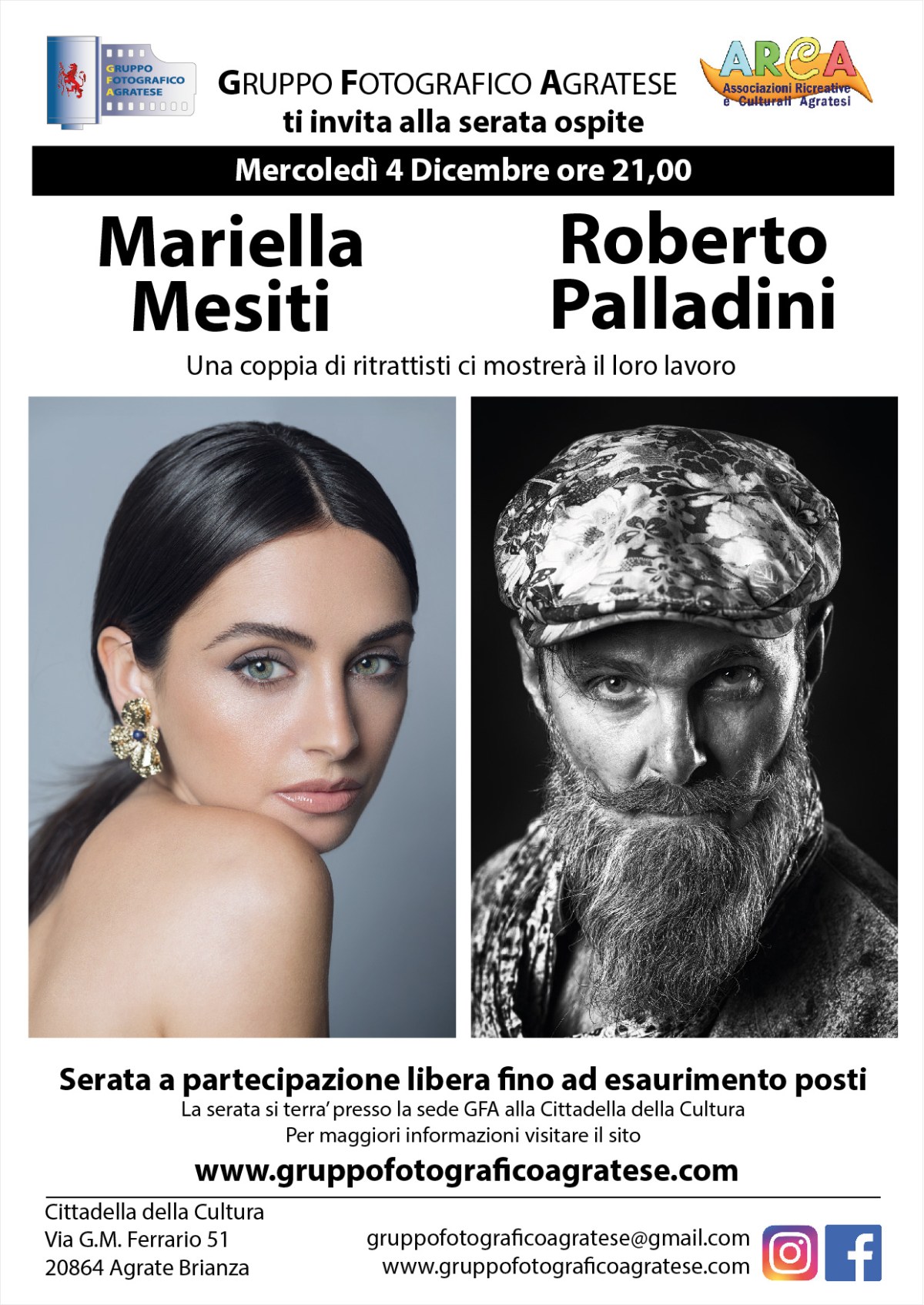 Serata Ospite: Mariella Mesiti e Roberto Palladini – 4 Dicembre 2024