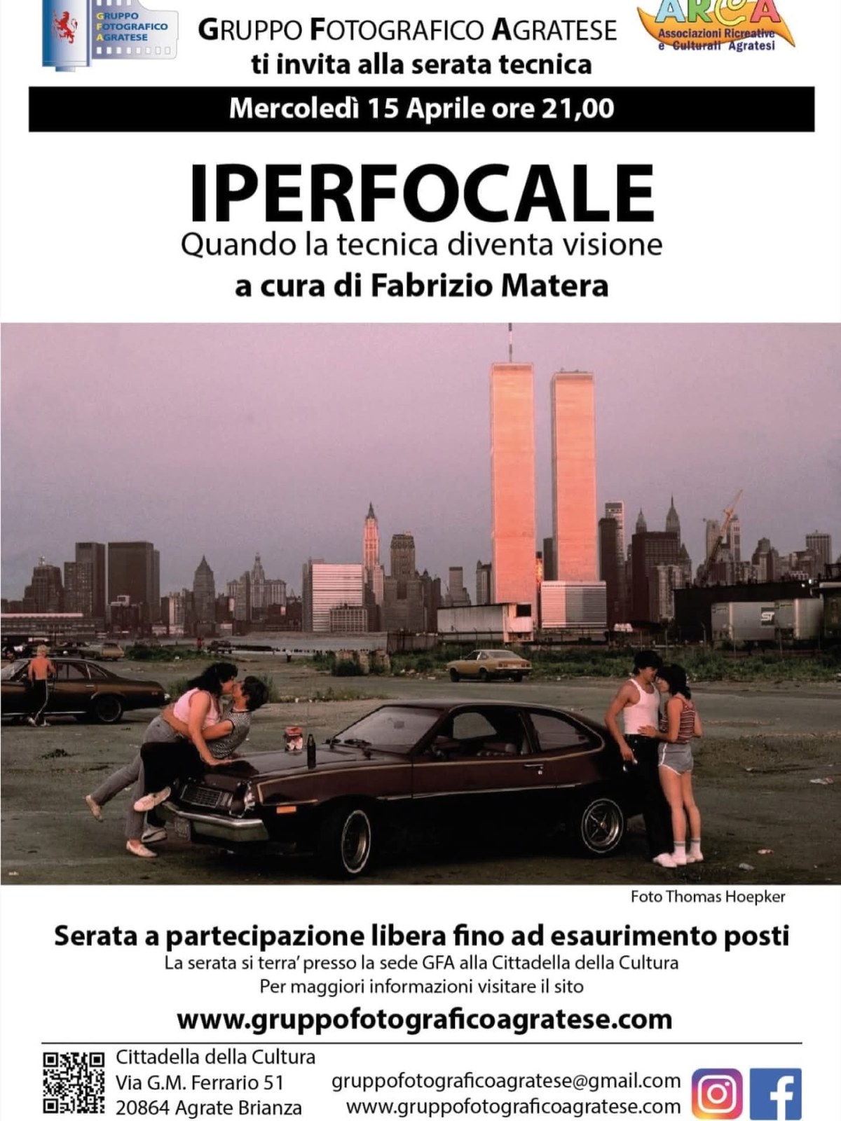 Serata tecnica: l’ Iperfocale a cura di Fabrizio Matera