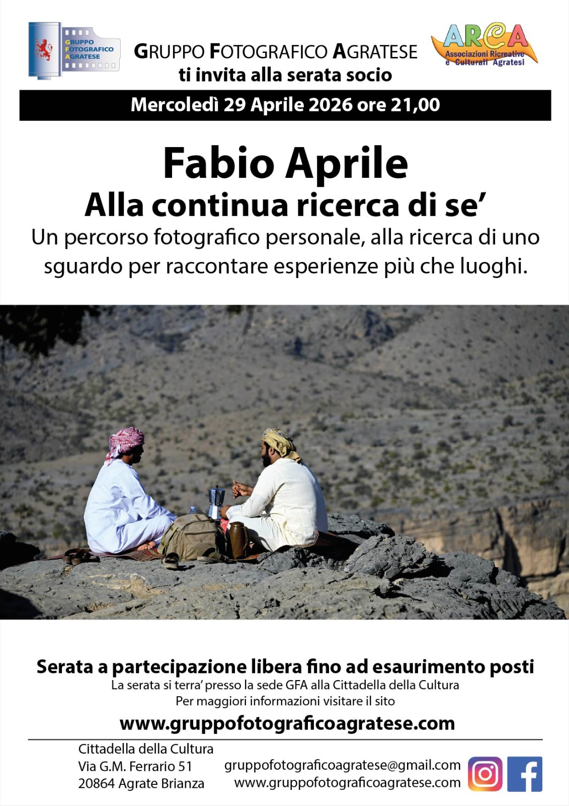 Serata Socio – Fabio Aprile